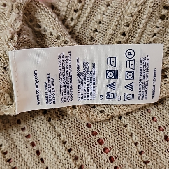 Tommy Hilfiger NWOT cropped cardigan sz.3X - Picture 5 of 5
